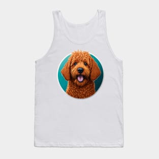 Golden Doodle Portrait Tank Top